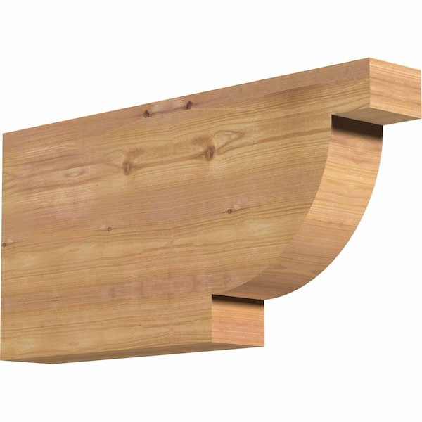 Ekena Millwork Alpine Smooth Rafter Tail, Western Red Cedar, 3 1/2"W x 12"H x 24"L RFT04X12X24ALP00SWR - main